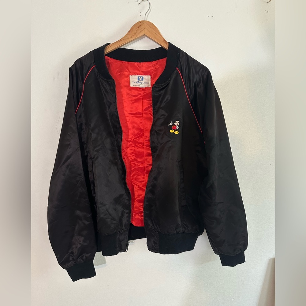 Vintage Disney channel bomber jacket